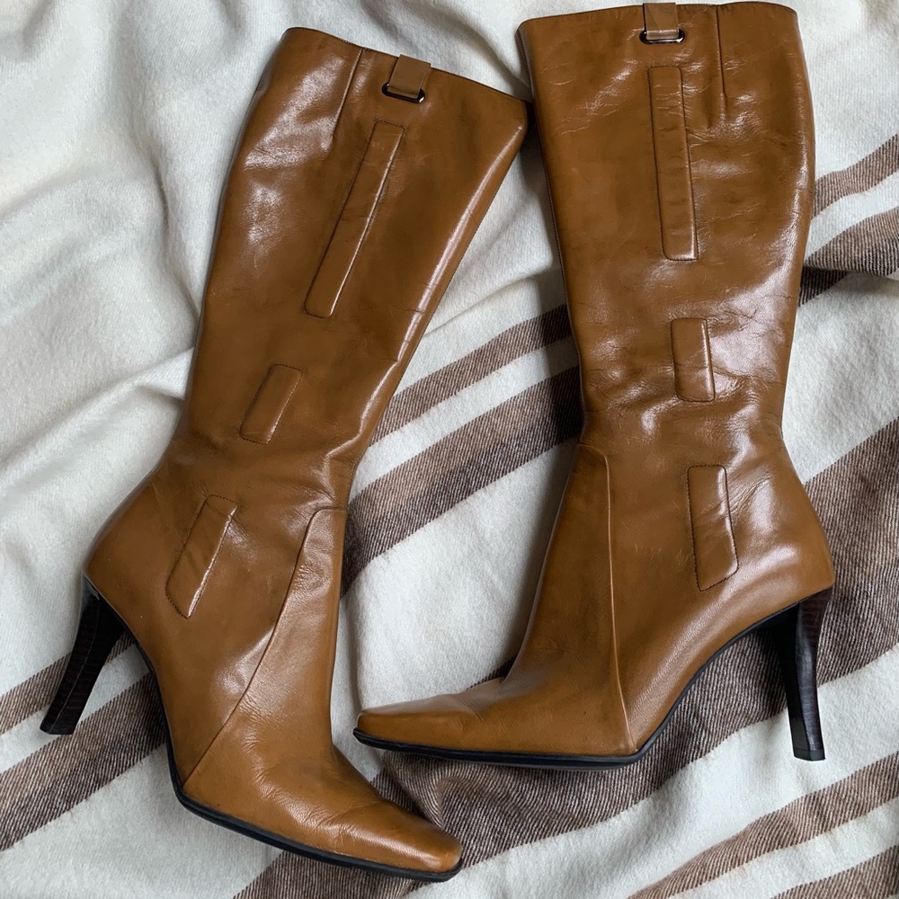 Nine West Tan Knee High Boots